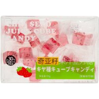 GuandongLefen Chia Seed Juice Cube Candy - Конфета желейная с семенами Чиа 80гр.