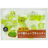 GuandongLefen Chia Seed Juice Cube Candy - Конфета желейная с семенами Чиа 80гр.