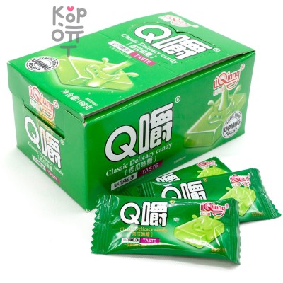 Ириска мягкая Q Chew Premium со вкусом Яблока 168гр.
