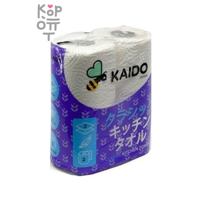 KAIDO — Полотенца, "Кайдо Классик" 2 рулон. 2-сл 1/12, KAIDO, Россия, (6), 200 г