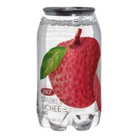 OKF Sparkling Lychee - Газированный освежающий напиток, личи 350мл.