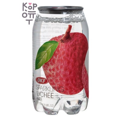 OKF Sparkling Lychee - Газированный освежающий напиток, личи 350мл.