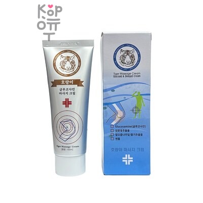 NADAM TIGER GLUCOSAMINE CREAM — Крем, для тела с глюкозамином и омега-3 массажный, 100 г