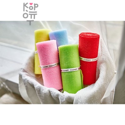 SUNG BO Мочалка для душа Roll Wave Shower Towel - №029 28 см × 95 см средней жесткости, нейлон