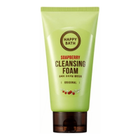Happy Bath Soapberry Cleansing Foam - Пенка для умывания с экстрактом мыльнянки, 150 г