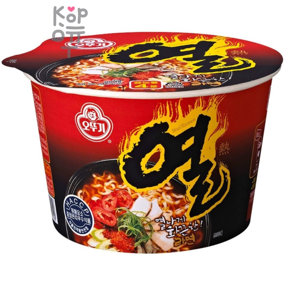 Ottogi Yeul Ramen Лапша со вкусом свинины 105гр.