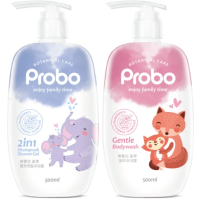 PROBO Botanical Shampoo & Shower Gel - Шампунь и гель для душа 2в1 для всей семьи 500мл.