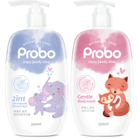 PROBO Botanical Shampoo & Shower Gel - Шампунь и гель для душа 2в1 для всей семьи 500мл.