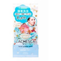 KOSE Softymo Lachesca Facial Powder Wash - Пудра энзимная для умывания, глубокого очищения пор, удаления чёрных точек и улучшения текстуры кожи 0,4гр., Коробка 15шт.