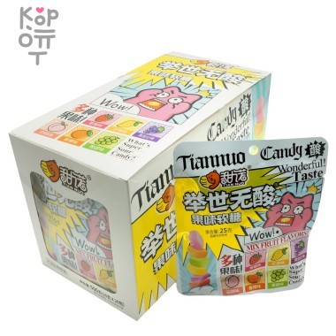 Конфеты Tian Nuo Помадка со вкусом фруктов — Корейские товары для всей семьи(КорОпт)