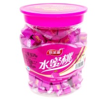 Жевательные конфеты Qilaiya Персиковый Кубик, 540гр.