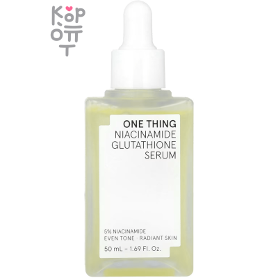 ONE THING Niacinamide Glutathione Serum - Укрепляющая сыворотка с Ниацинамидом и Глутатионом 50мл.