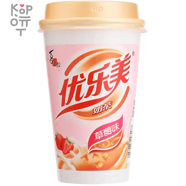 Молочный чай Youlemei Клубничный вкус – сильные девичьи мысли, 80гр. — Корейские товары для всей семьи(КорОпт)