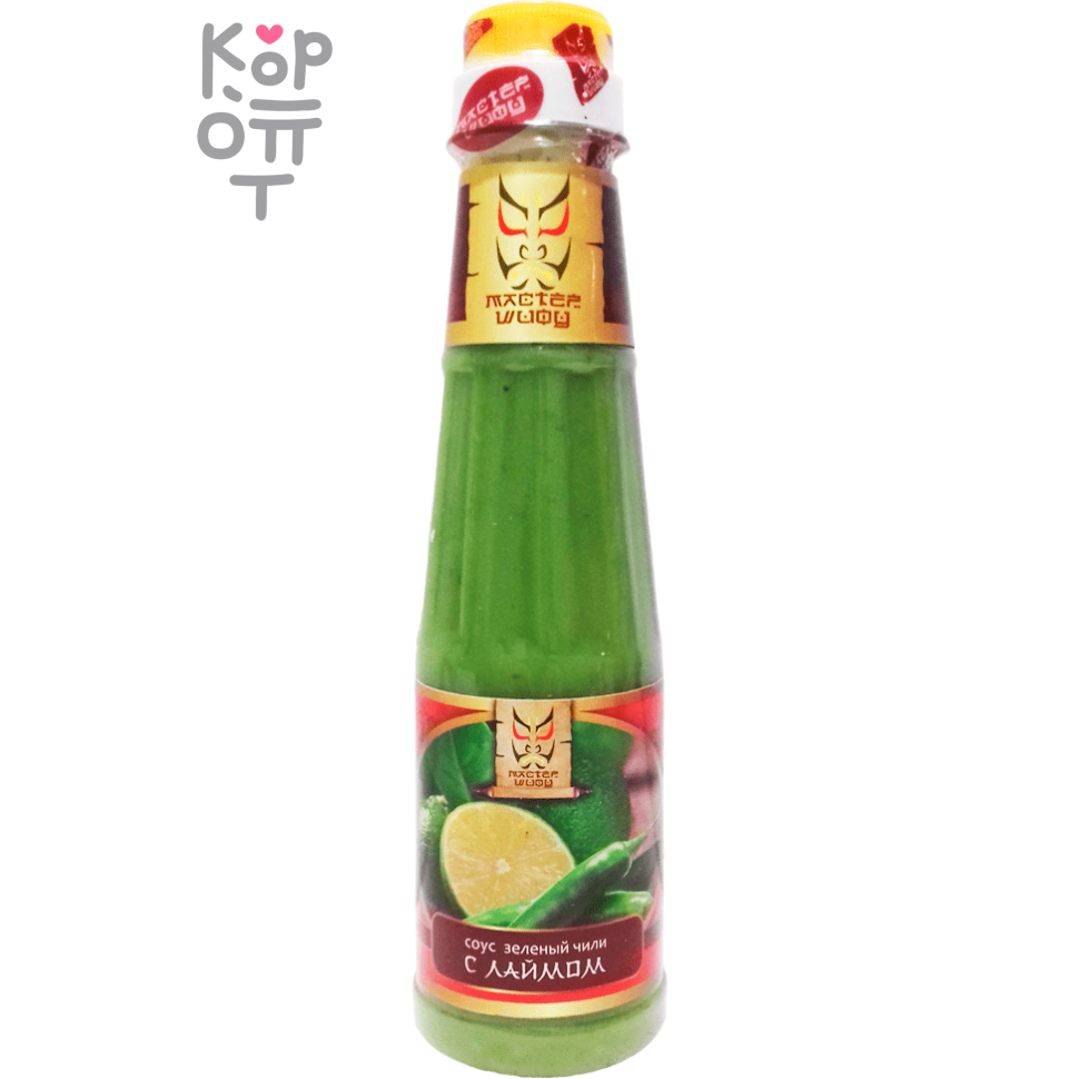 Мастер Шифу - Зеленый соус чили с лаймом 200мл., Коробка 24шт.