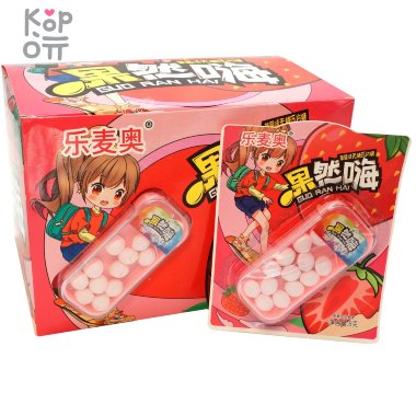 Драже Guo Ran Hai Холодок со вкусом Клубники &mdash; Корейские товары для всей семьи(КорОпт)