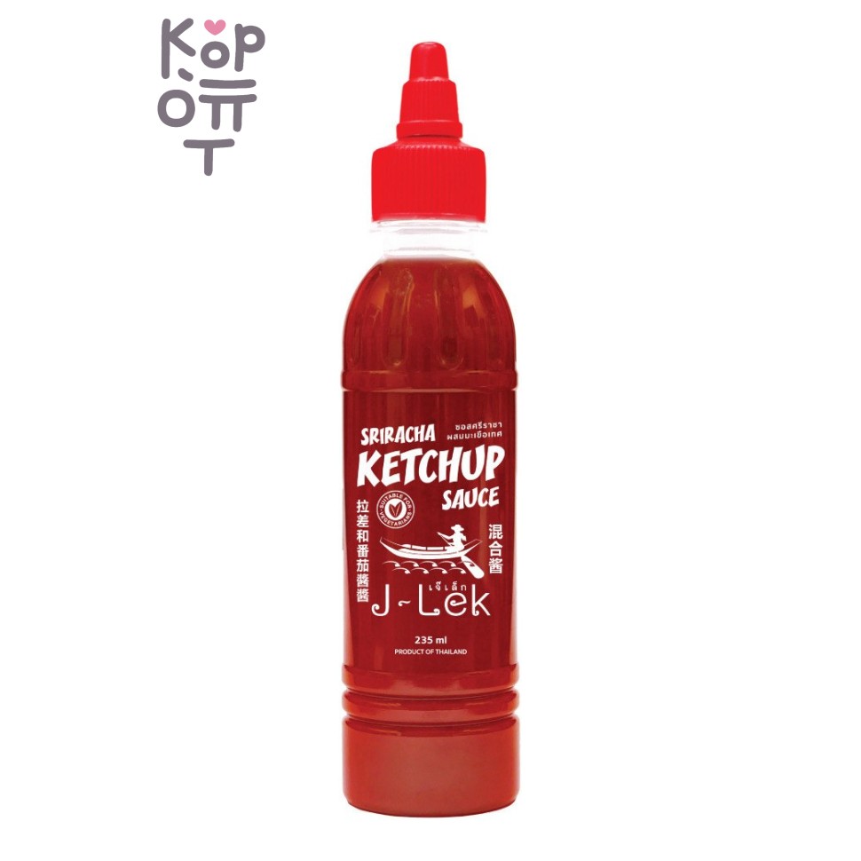 J-Lek — Sriracha Ketchup Sauce — Соус-кетчуп шрирача, 250 г