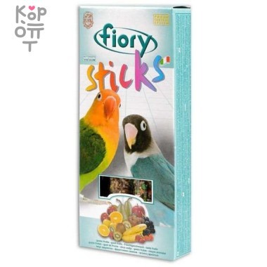 FIORY палочки для средних попугаев Sticks с фруктами 2х60 г — Корейские товары для всей семьи(КорОпт)