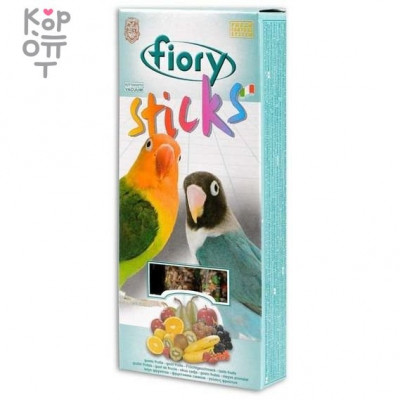 FIORY палочки для средних попугаев Sticks с фруктами 2х60 г