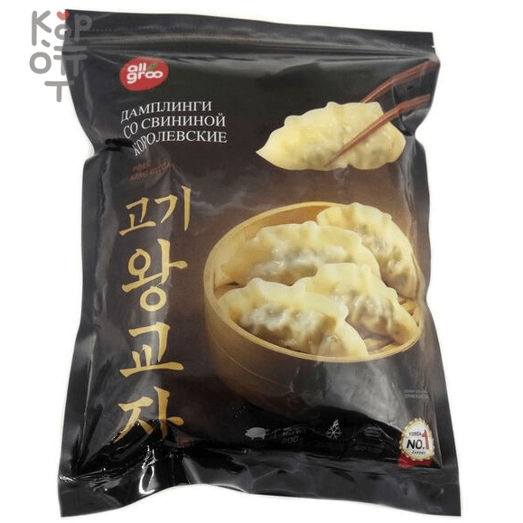 Дамплинги королевские со свининой Allgroo King Gyoza with pork, 800гр., купить с доставкой на дом фото 1 &mdash; Корейские товары для всей семьи(КорОпт)