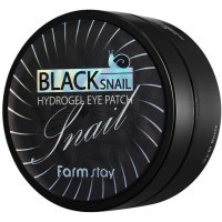 Farm Stay Black Snail Hydrogel Eye Patch - Гидрогелевые патчи с экстрактом черной улитки для кожи вокруг глаз 90гр.(60шт.) 