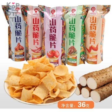 Чипсы Yam Chips из батата "Волшебное настроение праздника", 33гр. &mdash; Корейские товары для всей семьи(КорОпт)