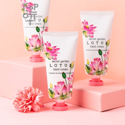 Jigott SECRET GARDEN LOTUS HAND CREAM Крем для рук "Лотос" 100мл.
