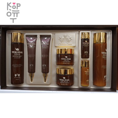 Christian Dean Vital Snail Women’s 6 Piece Set - Антивозрастной набор с Муцином Улитки. — Корейские товары для всей семьи(КорОпт)