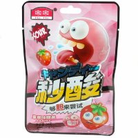 Леденцы супер кислые He He Acid Candy со вкусом Клубники