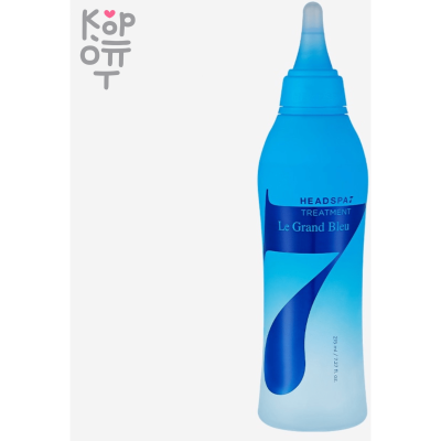 Headspa 7 Le Grand Bleu Treatment - Салонный уход против выпадения волос c экстрактом листьев Дерева Нима 215мл.