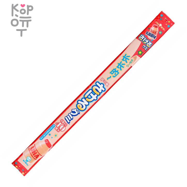 UHA Cute Extra Long Soft Candy - Жевательные конфеты Sakae со вкусом пребиотического напитка, 32.9гр.