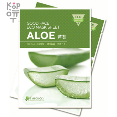 PASCUCCI Good Face Eco Mask Sheet - Тканевая маска для лица 23мл. &mdash; Корейские товары для всей семьи(КорОпт)