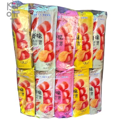 Чипсы Huang Crisp классические чипсы со вкусом креветки — Корейские товары для всей семьи(КорОпт)