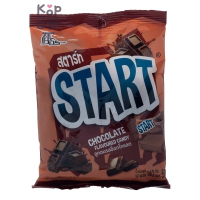 Boonprasert Start Flavoured Candy Chocolate - Конфета мягкая 50шт., со вкусом шоколада 140гр.