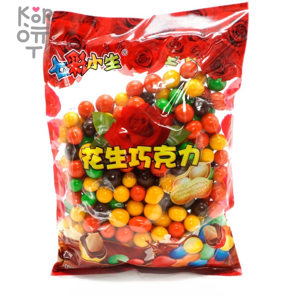 Арахис в цветной шоколадной глазури, 500гр., купить с доставкой на дом фото 1 — Корейские товары для всей семьи(КорОпт)