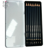 Deli Finenolo Sketch Pencil Set - Набор карандашей для черчения 8шт. Жесткость (2H, H, HB, B, 2B, 4B, 6B, 8B)