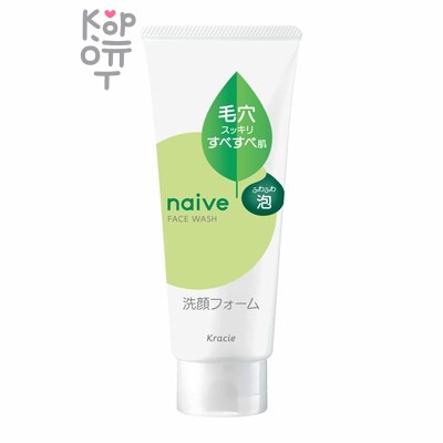 Kracie "Naive" — Пенка для умывания с экстрактом чайных листьев 120гр