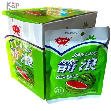 Леденцовая карамель Wanheda Jian Lang - фруктовая с витамином С и вкусом Арбуза &mdash; Корейские товары для всей семьи(КорОпт)