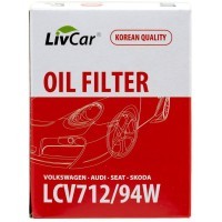 LIVCAR Oil Filter LCV712/94W - Масляный фильтр для VOLSWAGEN, AUDI, SEAT, SKODA