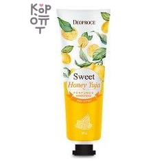 Deoproce Sweet Honey Yuja Perfumed Hand Cream — крем для рук с экстрактом цитрона, 50 г, 1 шт