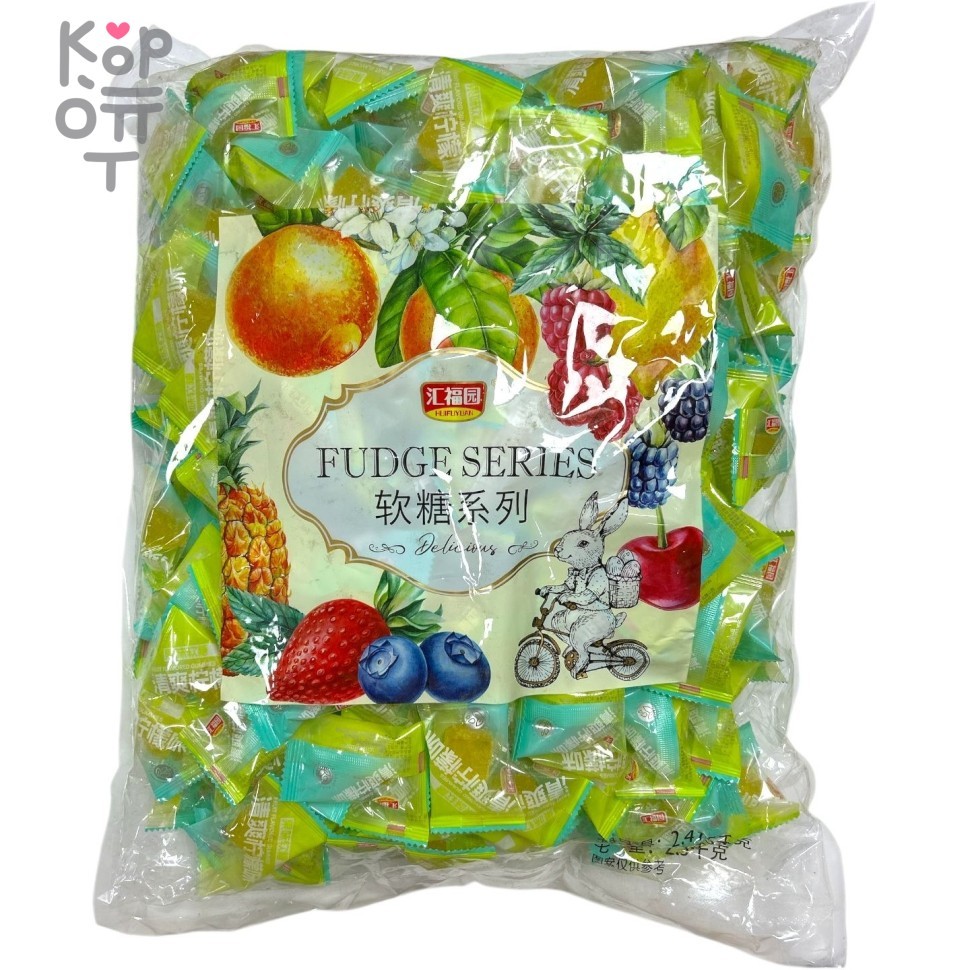 Мармелад Fudge со вкусом освежающего Лимона, 2,5кг, купить с доставкой на дом фото 1 &mdash; Корейские товары для всей семьи(КорОпт)