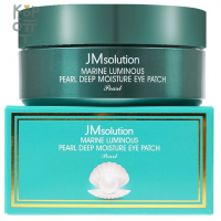 JMsolution Marine Luminous Pearl Deep Moisture Eye Patch - Гидрогелевые патчи под глаза с Жемчугом и Морской Водой 60шт.