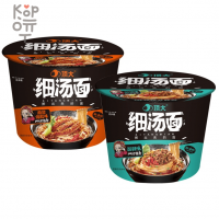Лапша быстрого приготовления Dingda Ramen XITANGMIAN, тонкая лапша с кунжутом, 110гр.