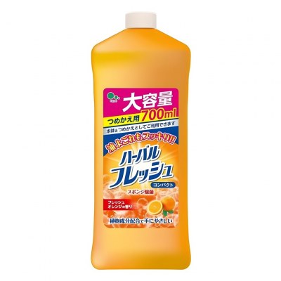 Mitsuei Herbal Fresh — концентрированное средство для мытья посуды, овощей и фруктов, аромат апельсина, 700 мл