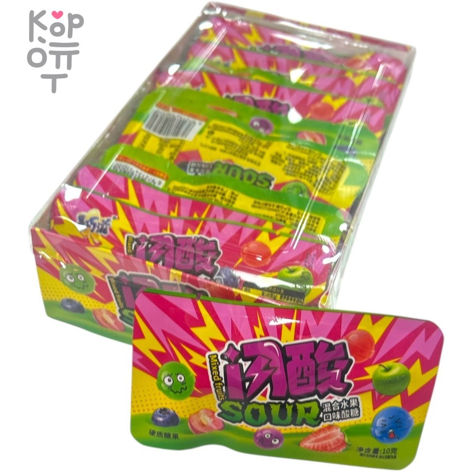 Жевательная кислая Сэндвич конфета MaXim разноцветная с фруктовым вкусом, купить с доставкой на дом фото 1 &mdash; Корейские товары для всей семьи(КорОпт)