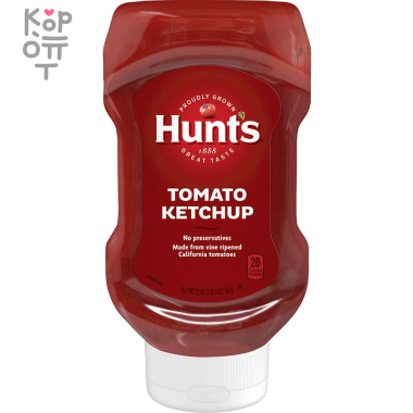 Томатный кетчуп Hunt&#039;s Classic Tomato Ketchup, 567гр. — Корейские товары для всей семьи(КорОпт)