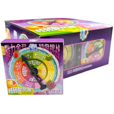 Конфеты фруктовые жевательные Ведьмин тур с игрой-рулеткой и всеми вкусами кислости &mdash; Корейские товары для всей семьи(КорОпт)