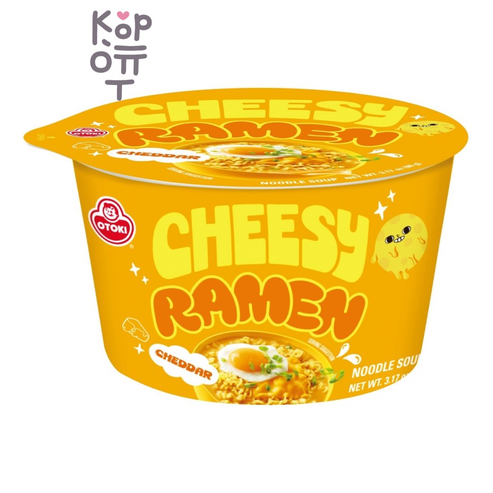 Лапша сырный рамен, острый вкус, 90 г