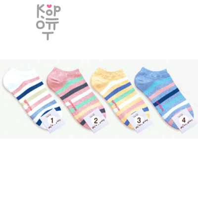 Носки женские короткие, Размер 23-25       