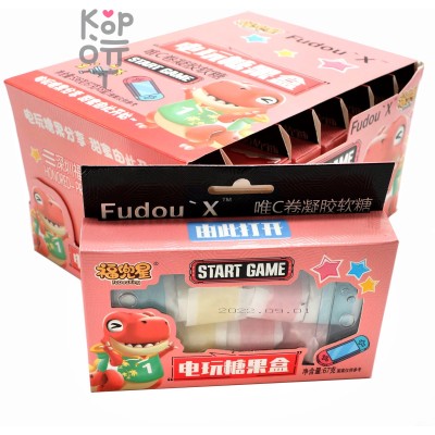Конфеты Fudou Start Game с фруктовым вкусом, мармеладная лента