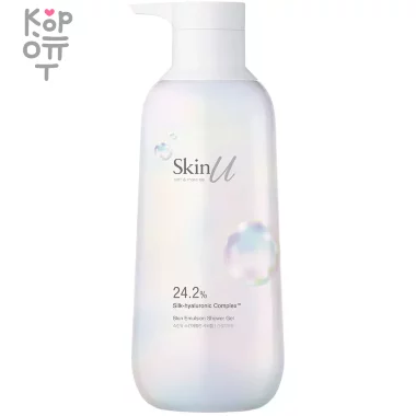 Happy Bath Skin U Emulsion Shower Gel For Dry Skin - Гель для душа, 600 мл. — Корейские товары для всей семьи(КорОпт)